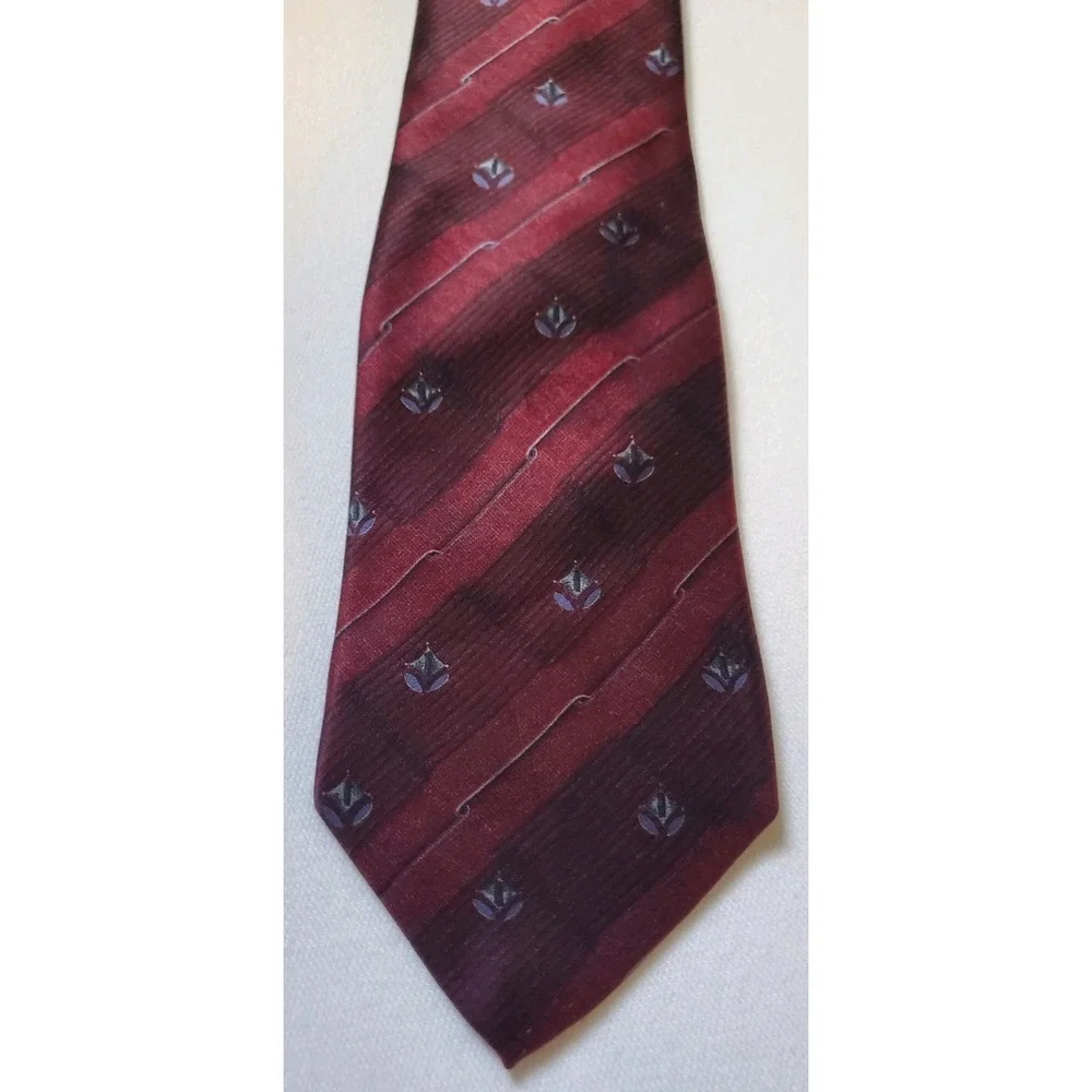 Robert Talbott Best Of Class Tie Burgundy Striped Geometric Silk Nordstrom Men